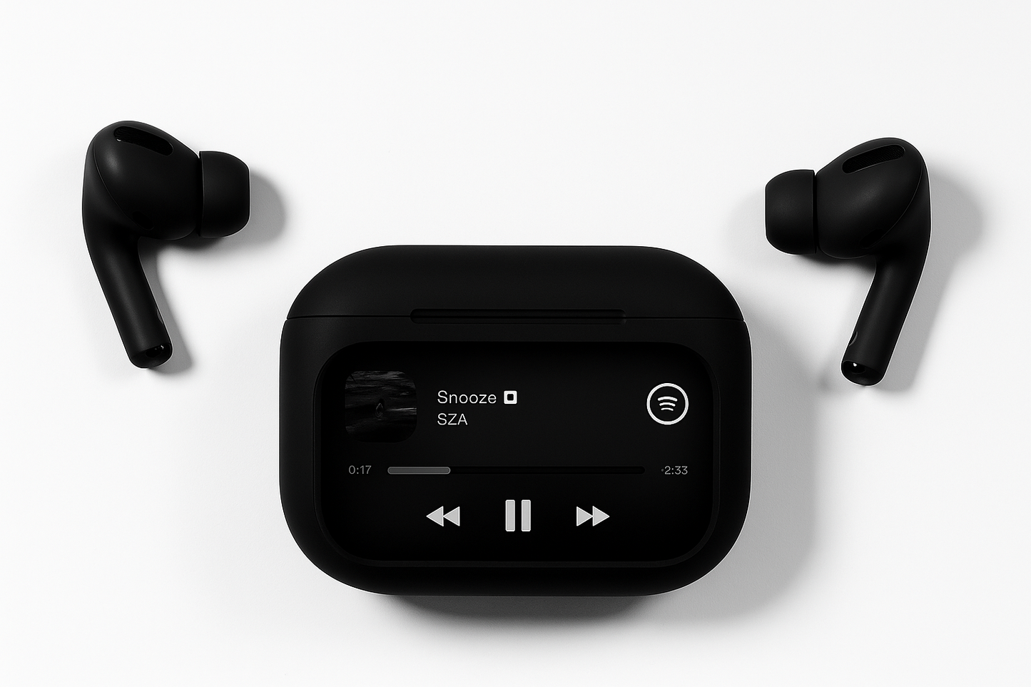 AirPods Pro X – Smart Digital Display | Adaptive ANC & Transparency | Touch Control & Gaming Mode