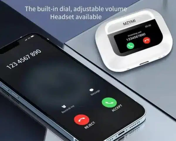 AirPods Pro X – Smart Digital Display | Adaptive ANC & Transparency | Touch Control & Gaming Mode