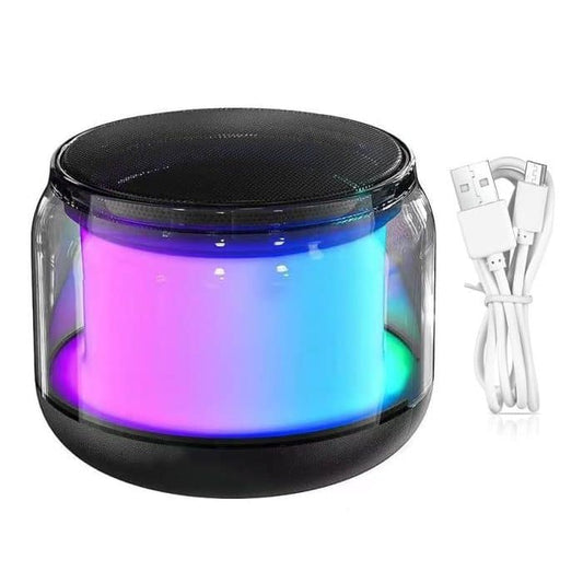 Outdoor & Indoor mini bluetooth speaker with LED lights and waterproof subwoofer